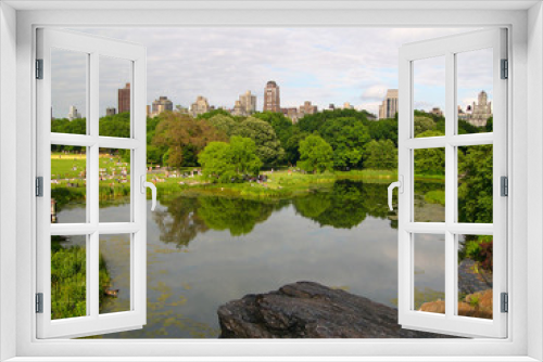 Fototapeta Naklejka Na Ścianę Okno 3D - Lake in Central Park, NY