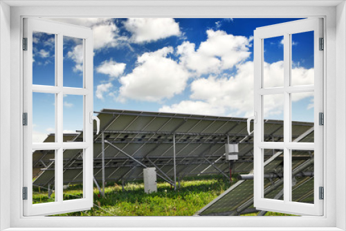 Fototapeta Naklejka Na Ścianę Okno 3D - Solar energy panels