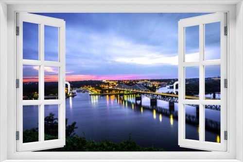 Fototapeta Naklejka Na Ścianę Okno 3D - O'Neal Bridge, Florence , Alabama | Long Exposure