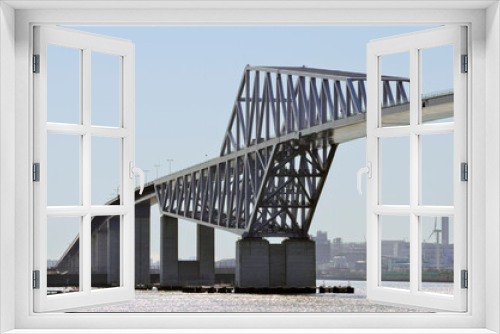 Fototapeta Naklejka Na Ścianę Okno 3D - 東京ゲートブリッジ