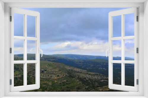 Fototapeta Naklejka Na Ścianę Okno 3D - Ares del Maestrat, desde las inmensas alturas