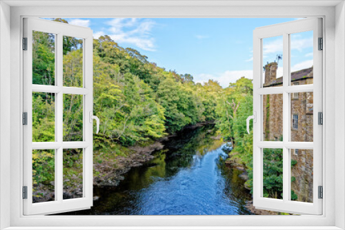 Fototapeta Naklejka Na Ścianę Okno 3D - River Ure in Aysgarth - Wensleydale - North Yorkshire