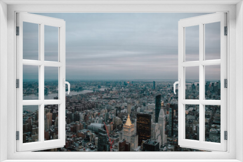 Fototapeta Naklejka Na Ścianę Okno 3D - Foto de las vistas desde un rascacielos en Nueva York