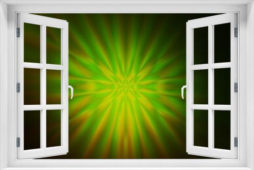 Fototapeta Naklejka Na Ścianę Okno 3D - Dark Green, Yellow vector glossy abstract template.