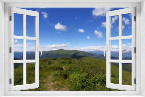 Fototapeta Naklejka Na Ścianę Okno 3D - Bellissima vista panoramica sul lago dalla cima del monte Palanzone in Lombardia, viaggi e paesaggi in Italia