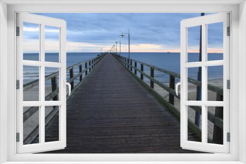 Fototapeta Naklejka Na Ścianę Okno 3D - Weiter Horizont an der Ostsee (Seebrücke Bansin)