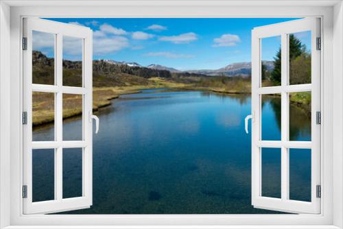 Fototapeta Naklejka Na Ścianę Okno 3D - Islande, parc national Þingvellir