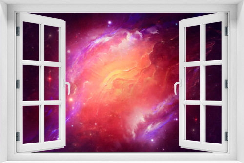 Fototapeta Naklejka Na Ścianę Okno 3D - Stars Nebula on a background of outer space	
