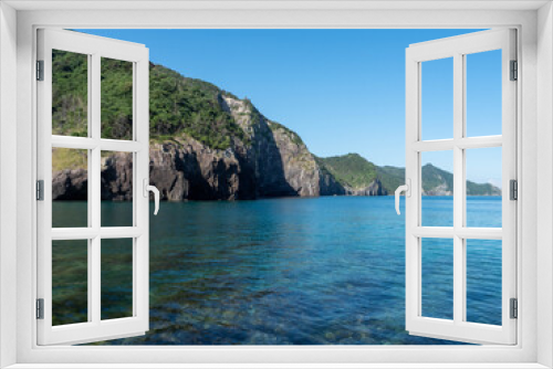 Fototapeta Naklejka Na Ścianę Okno 3D - 青海島の入り江
