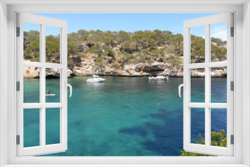 Fototapeta Naklejka Na Ścianę Okno 3D - The beautiful nature and coastal landscapes of the Balearic Island of Mallorca in the Spanish Mediterranean Ocean