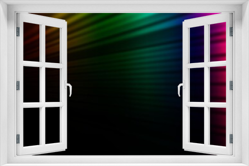 Fototapeta Naklejka Na Ścianę Okno 3D - Dark Multicolor, Rainbow vector abstract blurred pattern.