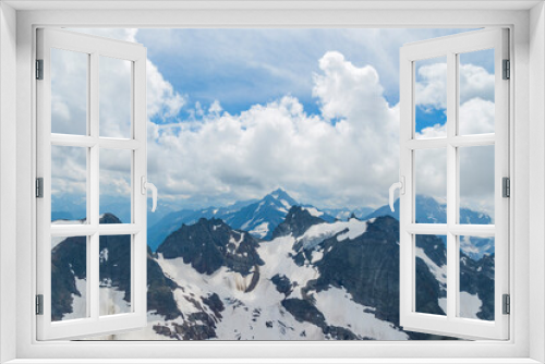 Fototapeta Naklejka Na Ścianę Okno 3D - The View from the top of mt titlis