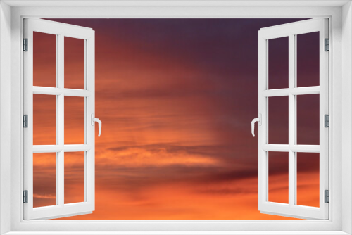 Fototapeta Naklejka Na Ścianę Okno 3D - Sunset Sky