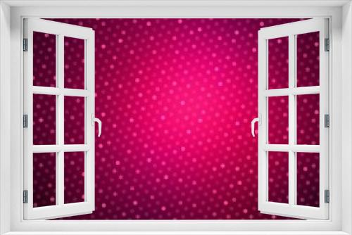 Fototapeta Naklejka Na Ścianę Okno 3D - Dark pink glitter holidays background. Disco style decorative shimmering mosaic pattern.