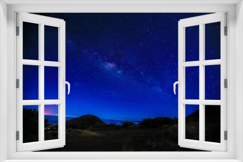 Fototapeta Naklejka Na Ścianę Okno 3D - Starry Milky Way at Mauna Kea, Big island, Hawaii