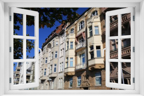 Fototapeta Naklejka Na Ścianę Okno 3D - Dusseldorf city, Germany