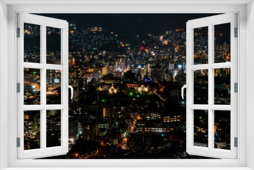 Fototapeta Naklejka Na Ścianę Okno 3D - 長崎県長崎市　夜景　世界新三大夜景