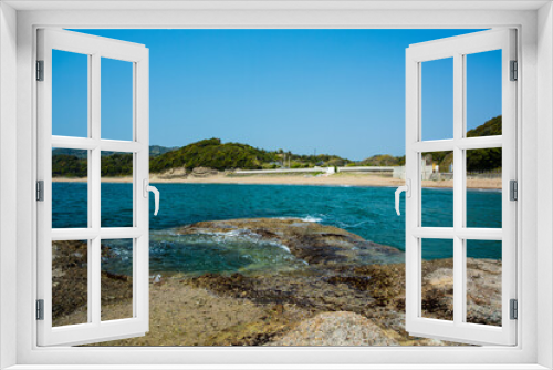 Fototapeta Naklejka Na Ścianę Okno 3D - 千里の浜