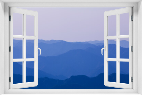 Fototapeta Naklejka Na Ścianę Okno 3D - 玉置神社から見た山々の風景