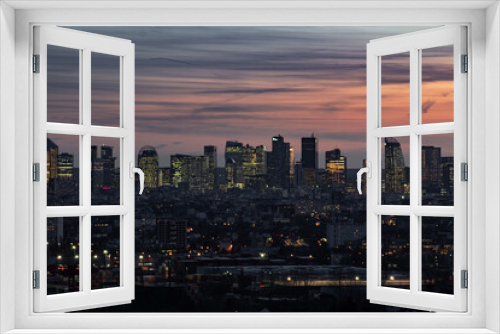 Fototapeta Naklejka Na Ścianę Okno 3D - Paris Ile De France Photo Banlieue Rue Urbain Train Val de Marne HLM La Defense Gratte Ciel Architecture Paysage Rue Street Urban France Dark