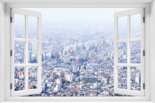 Fototapeta Naklejka Na Ścianę Okno 3D - 都庁展望台から見た眺め