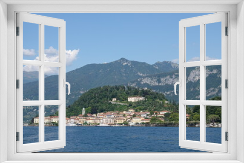 Fototapeta Naklejka Na Ścianę Okno 3D - Blick auf Bellagio, Comer See
