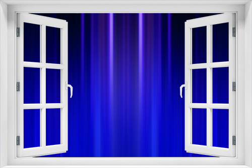 Fototapeta Naklejka Na Ścianę Okno 3D - Rectangular abstract striped vertical blue line background.