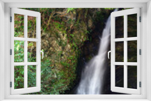 Fototapeta Naklejka Na Ścianę Okno 3D - 祖谷の琵琶の滝