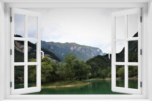 Fototapeta Naklejka Na Ścianę Okno 3D - Lago di Tenno