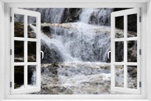 Fototapeta Naklejka Na Ścianę Okno 3D - Cascate di Fanes