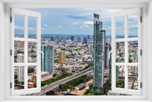 Fototapeta Naklejka Na Ścianę Okno 3D - Bangkok city view Thailand Asia