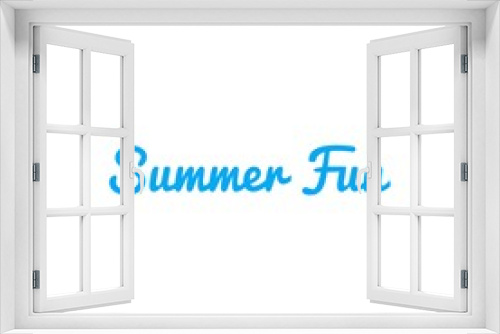 Summer Fun Word Lettering