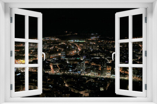 Fototapeta Naklejka Na Ścianę Okno 3D - View of Bilbao at night