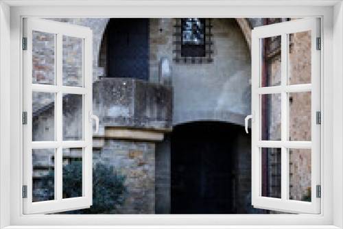 Fototapeta Naklejka Na Ścianę Okno 3D - Foto scattata nel borgo di Tagliolo Monferrato all'interno del suo famoso castello.