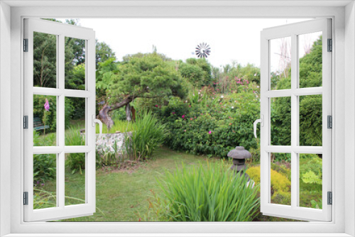 Fototapeta Naklejka Na Ścianę Okno 3D - gardens in herbignac (france)