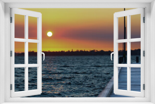 Fototapeta Naklejka Na Ścianę Okno 3D - South Perth Sunset