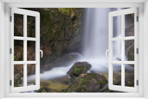 Fototapeta Naklejka Na Ścianę Okno 3D - Herbst im Gesäuse