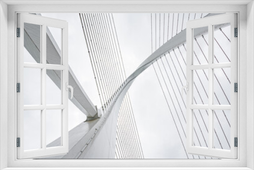 Fototapeta Naklejka Na Ścianę Okno 3D - Bridge cables of Baisha Bridge in Liuzhou, Guangxi