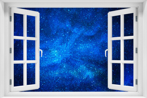 Fototapeta Naklejka Na Ścianę Okno 3D - background of space with stars