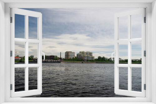 Fototapeta Naklejka Na Ścianę Okno 3D - view of the city of Arkhangelsk from the Severnaya Dvina river