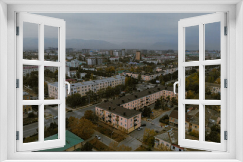 Fototapeta Naklejka Na Ścianę Okno 3D - Kaspiysk, panorama of the city