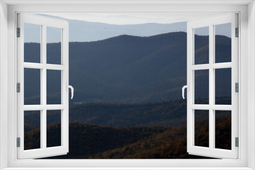 Fototapeta Naklejka Na Ścianę Okno 3D - Mountains in the distance