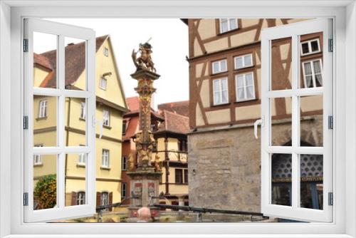Fototapeta Naklejka Na Ścianę Okno 3D - Rothenburg ob der Tauber walk (Germany)