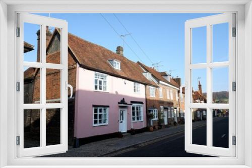 Fototapeta Naklejka Na Ścianę Okno 3D - Historic houses in Whielden Street, Old Amersham, Buckinghamshire, UK
