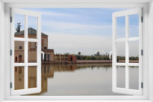 Fototapeta Naklejka Na Ścianę Okno 3D - Menera Garten Marrakesch 