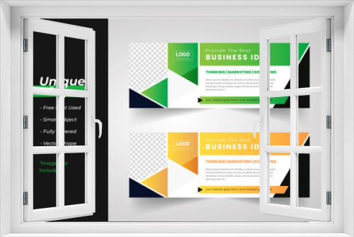 Modren Corporate Web Banner Template Set  Design.