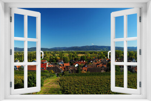 Fototapeta Naklejka Na Ścianę Okno 3D - Siegle in die Breisgauer Bucht