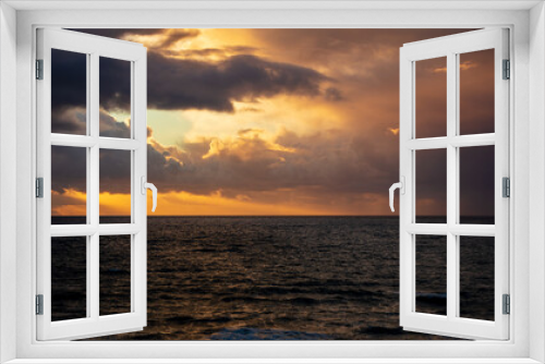 Fototapeta Naklejka Na Ścianę Okno 3D - Sunset at the Terry pine beach