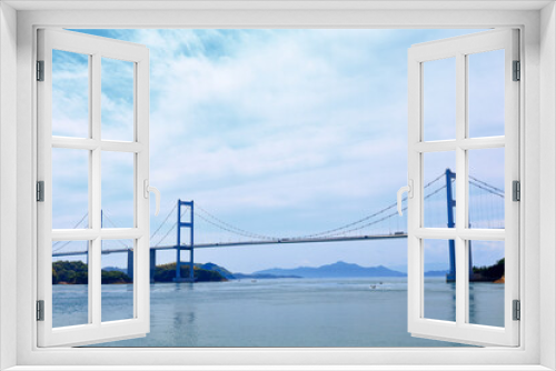 Fototapeta Naklejka Na Ścianę Okno 3D - 来島海峡大橋