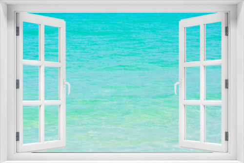 Fototapeta Naklejka Na Ścianę Okno 3D - Blue sea water in daylight.